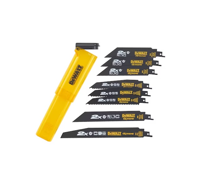 Tigersagblader DeWalt DT2443L-QZ; 152, 203, 228 mm; 8 stk