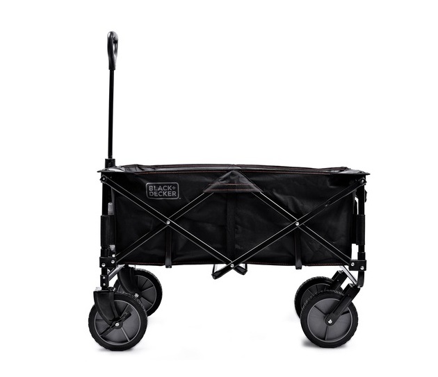 Trillebår Black & Decker BDCWBK01-XJ; 80 kg; 75 L; sammenleggbar