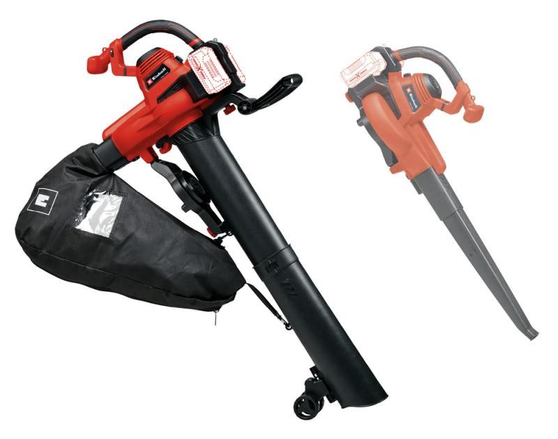 Batteridrevet løvblåser/suger Einhell GE-CL 36/230 Li E; 36 V; 700 m³/h (uten batteri...