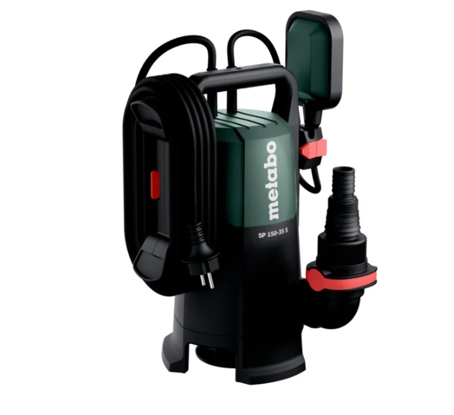 Skittent vann pumpe Metabo SP 150-30 S; 450 W; 7500 l/h; 5 m; 30 mm