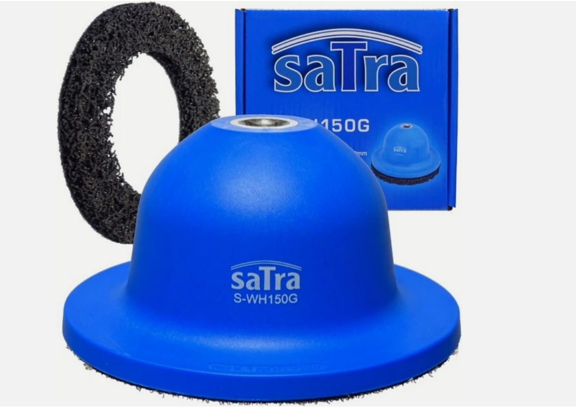 Børstesliper for tre og metall Satra S-WH150G; 150 mm