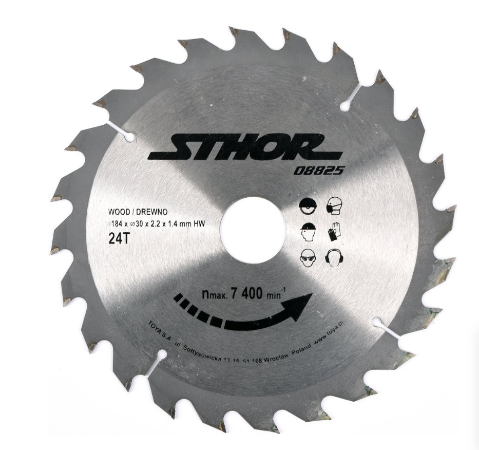 Sagblad for tre Sthor 08825; 184x30 mm; Z24