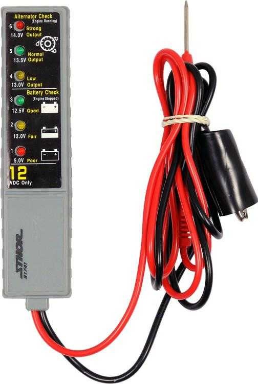 Batteritester Sthor 81741; 12 V
