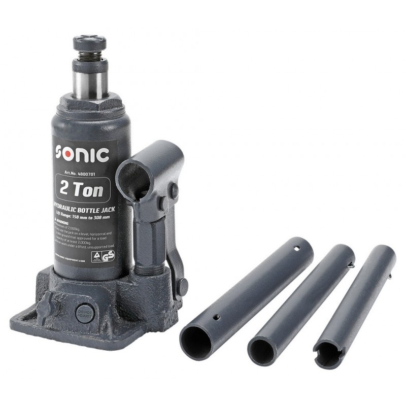 Hydraulisk jekk Sonic Equipment 4800701; 2000 kg; 158–308 mm