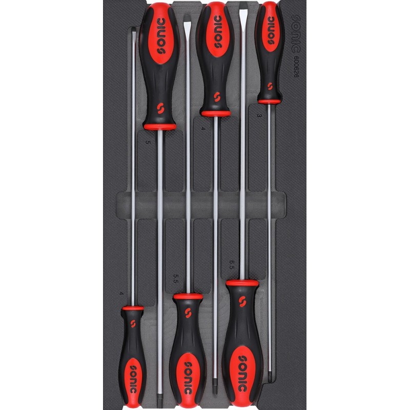Skrutrekkersett Sonic Equipment 600626; 6 stk