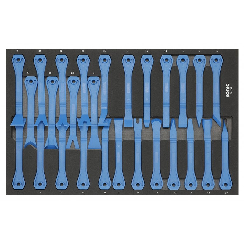 Verktøysett Sonic Equipment 602712; 27 stk
