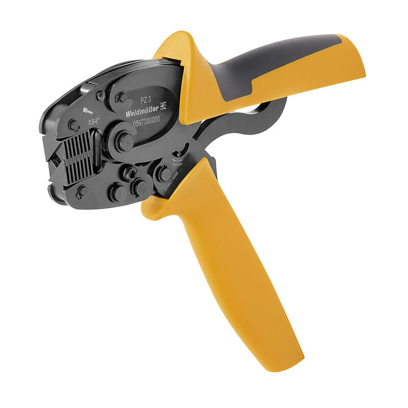 Crimpverktøy for isolerte kabeløyer og kontakter Weidmuller PZ 3; 0,5-6 mm²; 200 mm