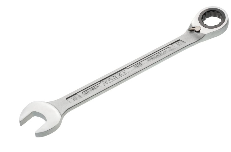 Fastnøkkel med skralle Hazet 606-30; 30 mm; 402,5 mm