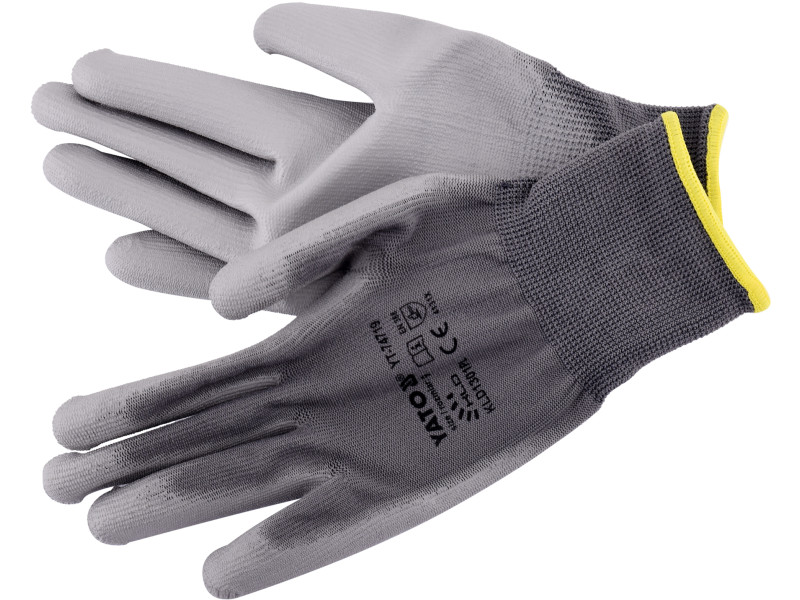 Nylonhansker Yato YT-74719; 9 størrelse