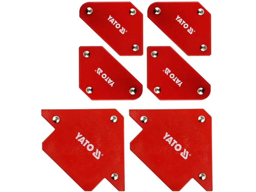 Magnet Yato YT-08678; 43x72x12 mm; 82x118x14 mm; 6 stk