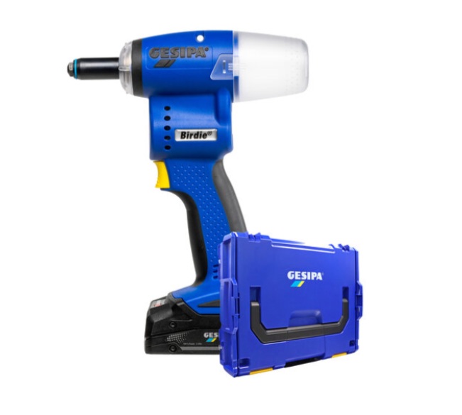 Ledningsløs naglepistol Gesipa Birdie; 18 V; 1x2,0 Ah batt.