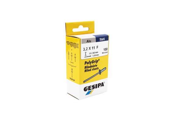 Nagler Gesipa 1433847; 3,2x11 mm; 100 stk