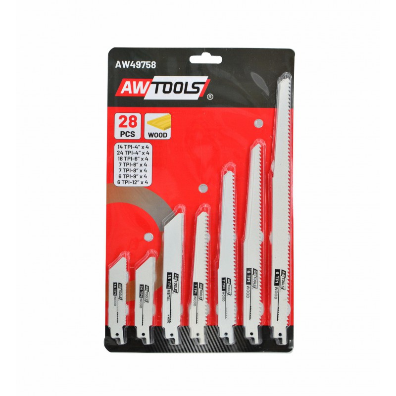 Tigersagblad AWTools AW49758; 28 stk