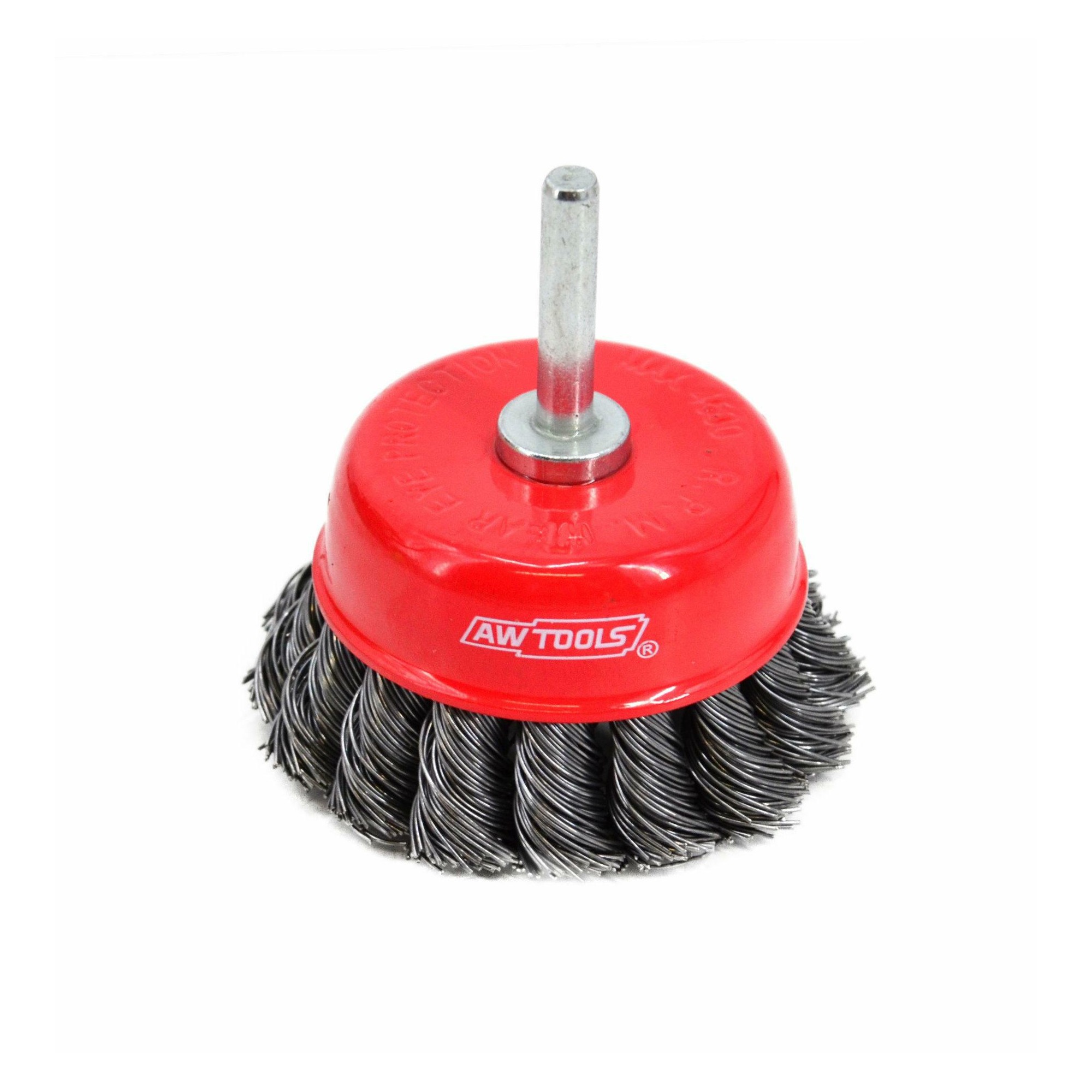 Koppbørste AWTools AW55162; 0,5; 65 mm