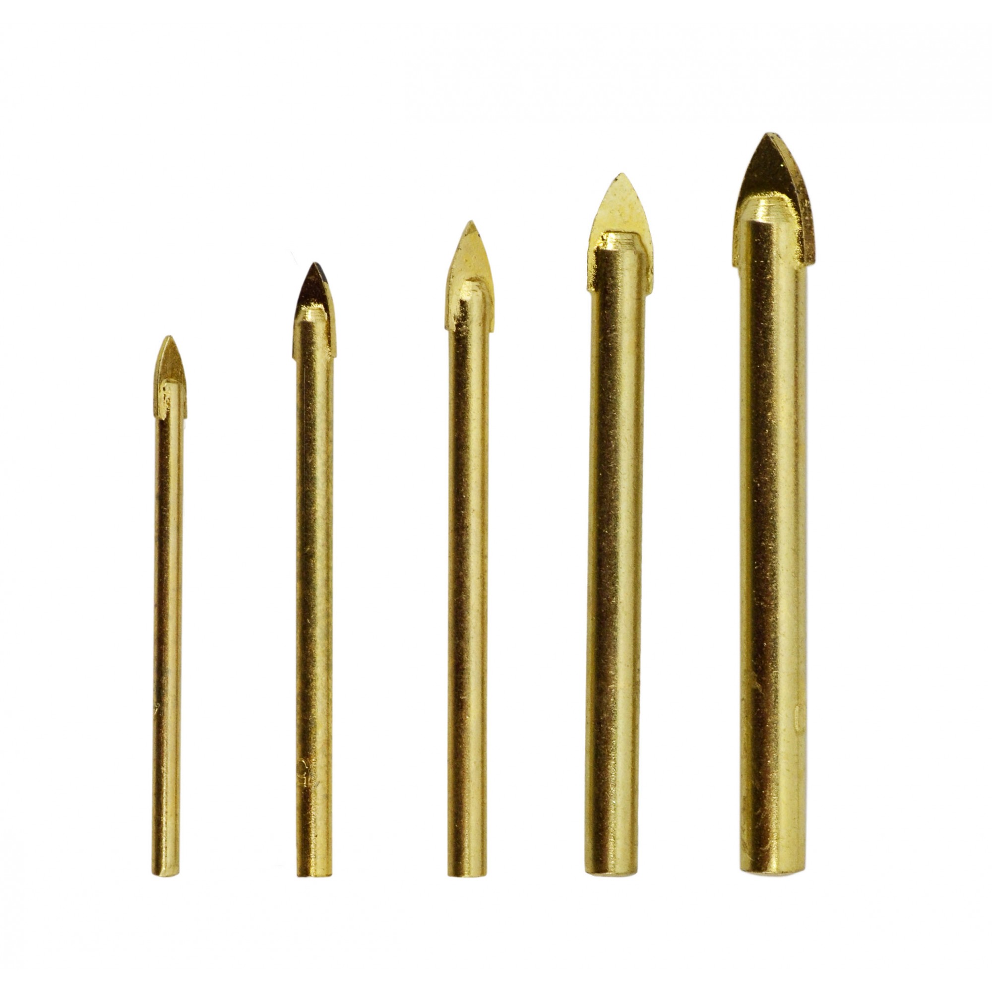 Borsett for glass og keramikkfliser AWTools AW42710; 4-10 mm; 5 stk