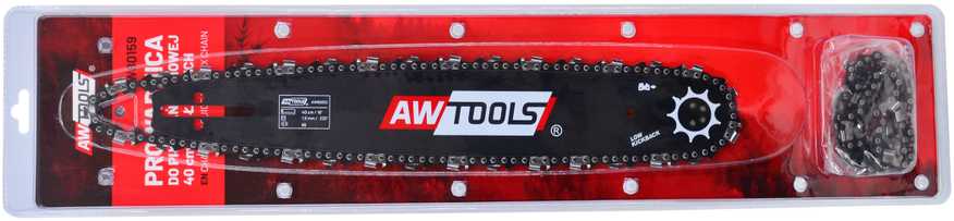 Sagsverd og kjede AWTools AW80155BL; 35 cm; .325'';60; 1,5 mm