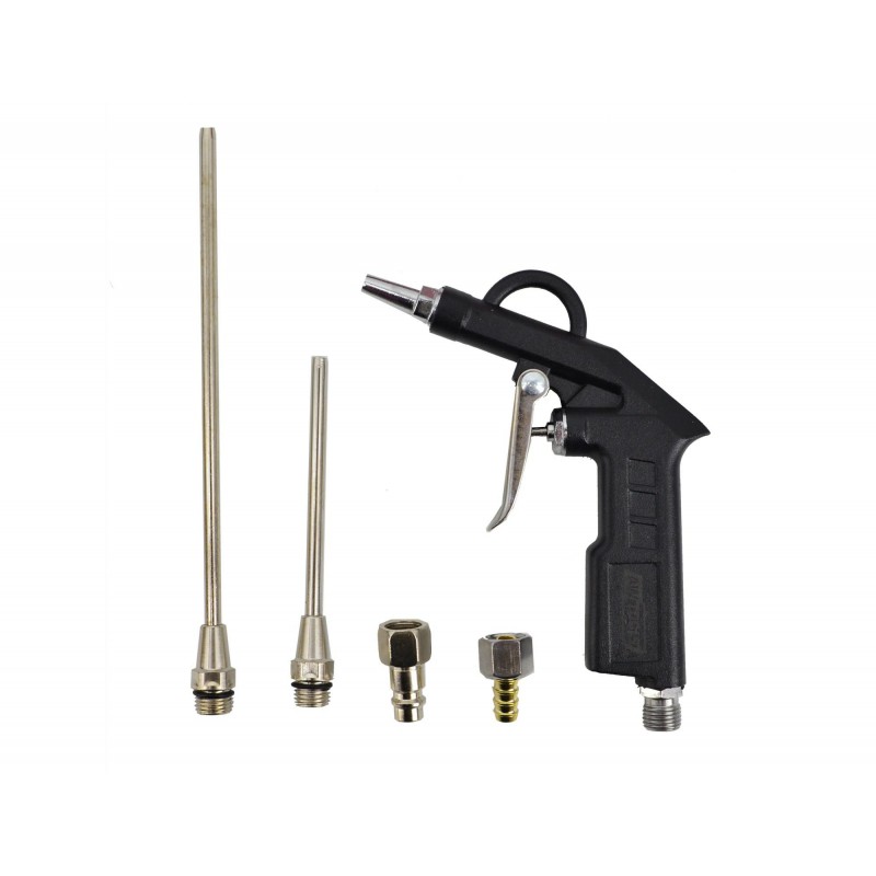 Blåsepistolsett AWTools AW10030; 1/4''; 2,5-12-22 cm