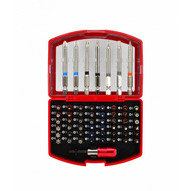 Skrutrekkersett AWTools AW37925; 56 stk