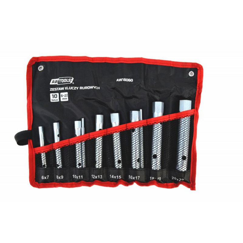 Pipenøkkel AWTools AW18060; 6-22 mm; 10 stk