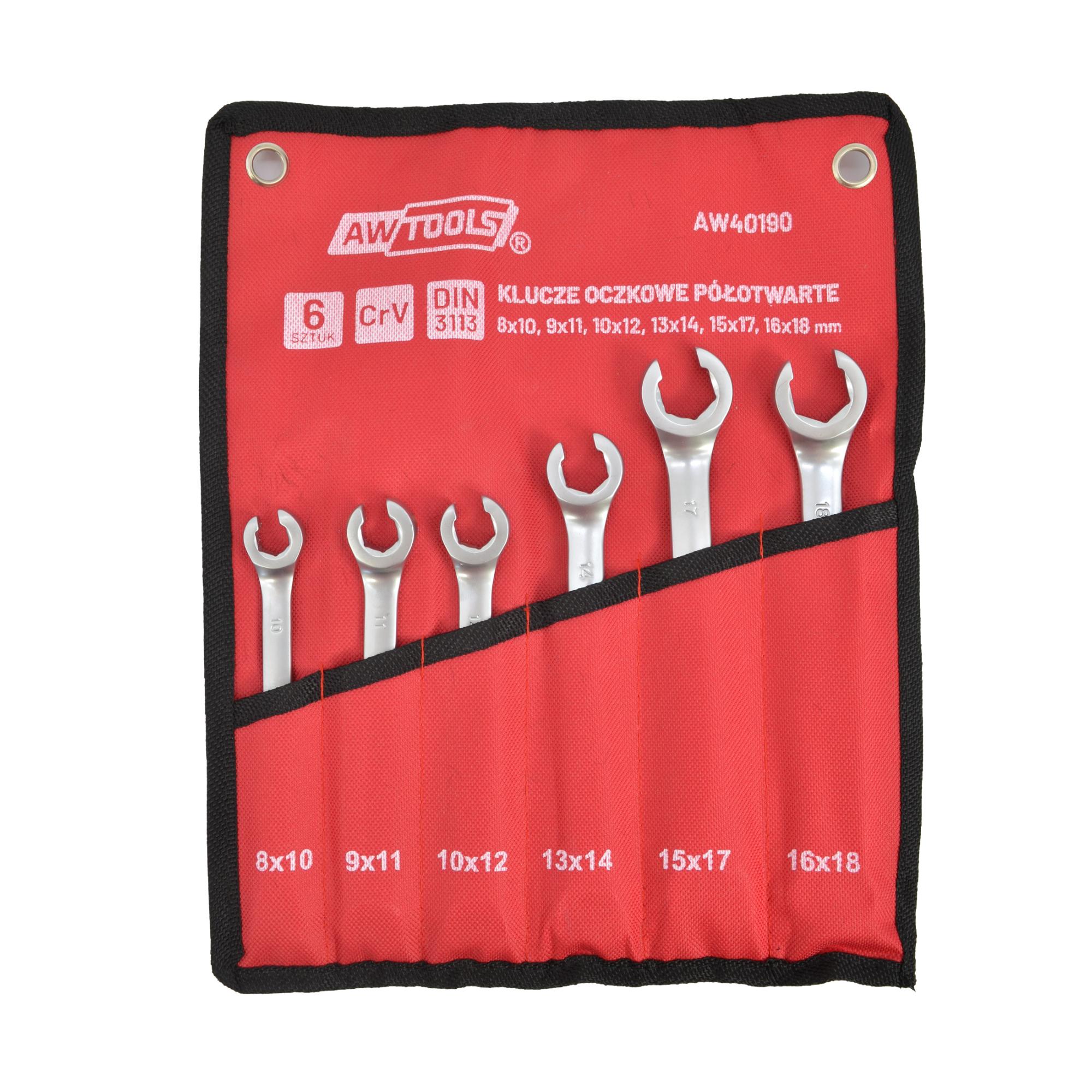 Pipesett AWTools AW40190; 8-18 mm; 6 stk