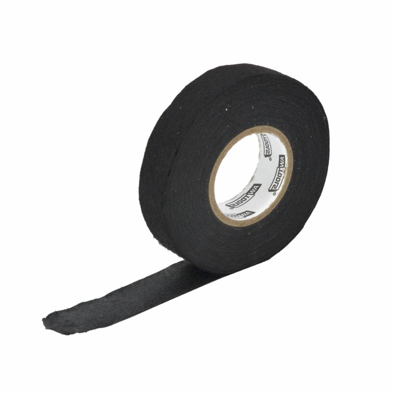 Isoleringstape AWTools AW25581; 19 mmx25 m;  -40 - +105 °C svart