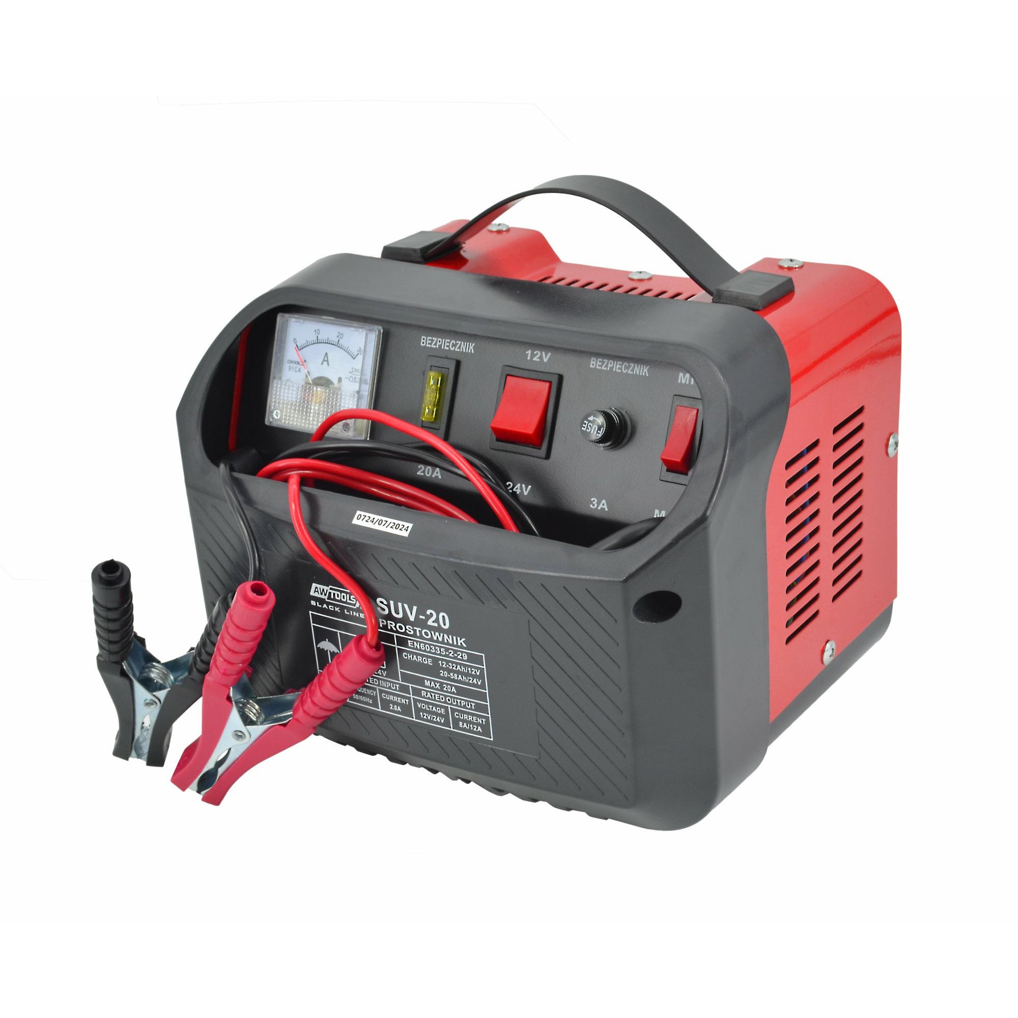 Batterilader AWTools AW16250BL; 12/24 V; 20 A; IP20