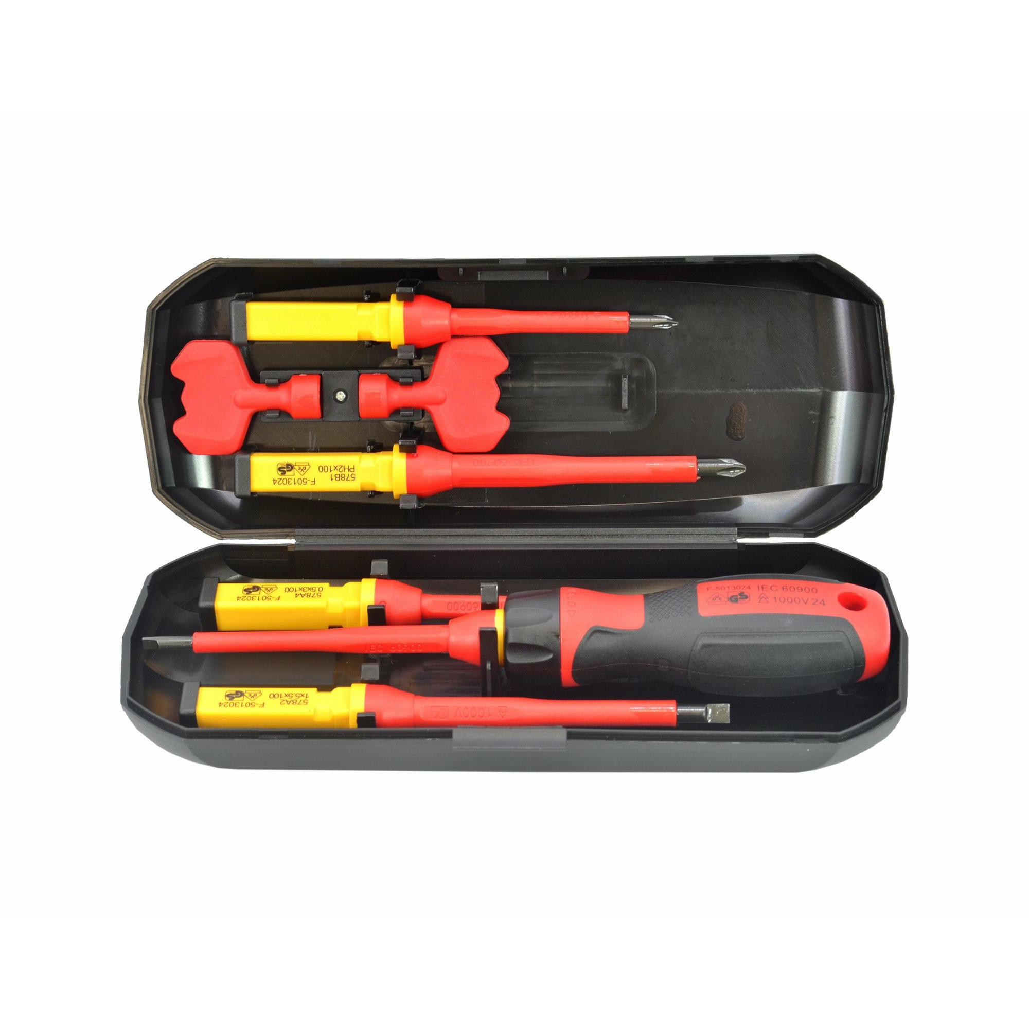 Skrutrekkersett AWTools AW36988; VDE; 1000 V; 8 stk