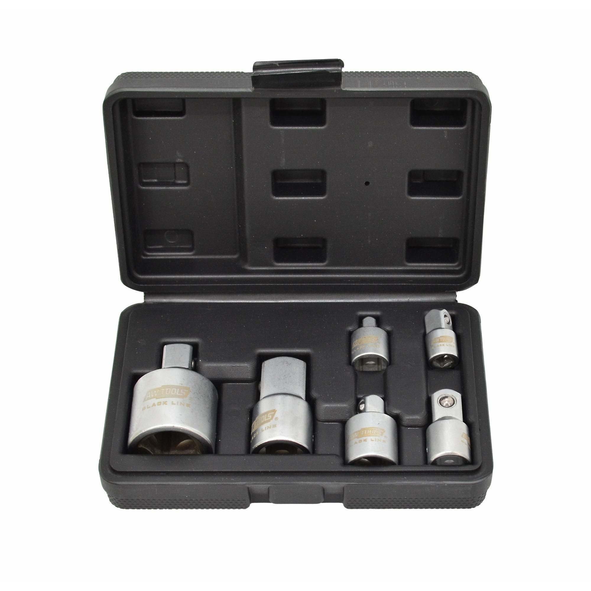 Adaptersett AWTools AW38489BL; 6 stk