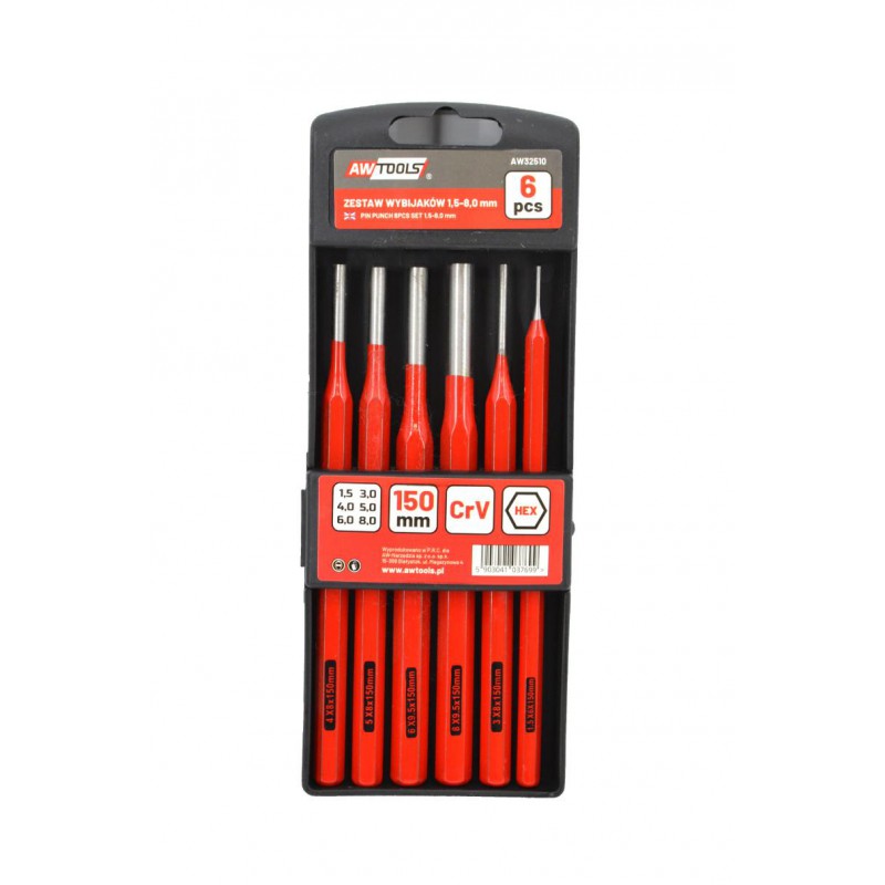 Merkepenn AWTools AW32510; 1,5-8 mm; 150 mm6 stk