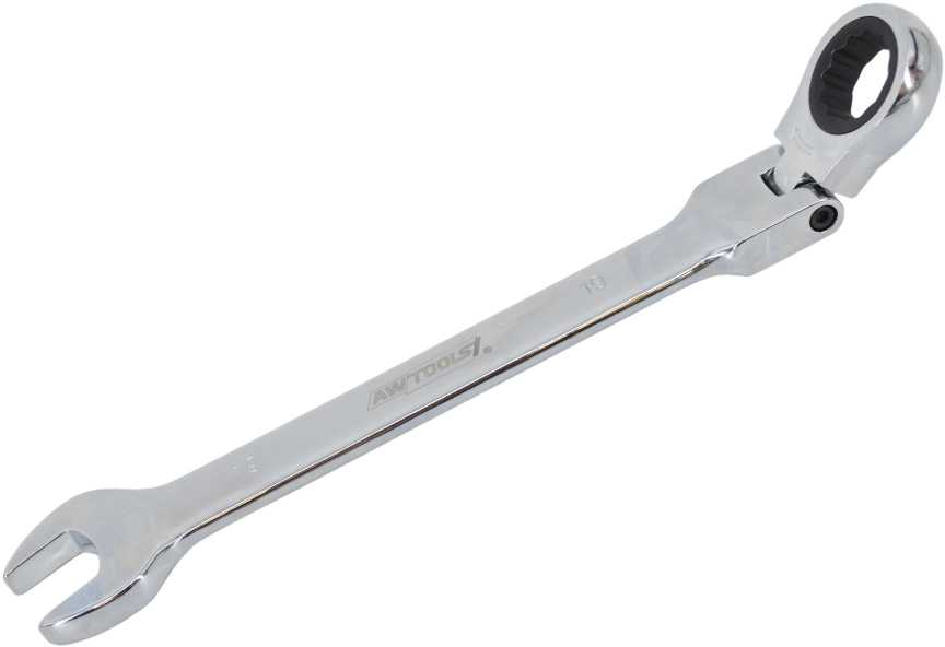 Skiftenøkkel med skralle AWTools AW39915; 15 mm