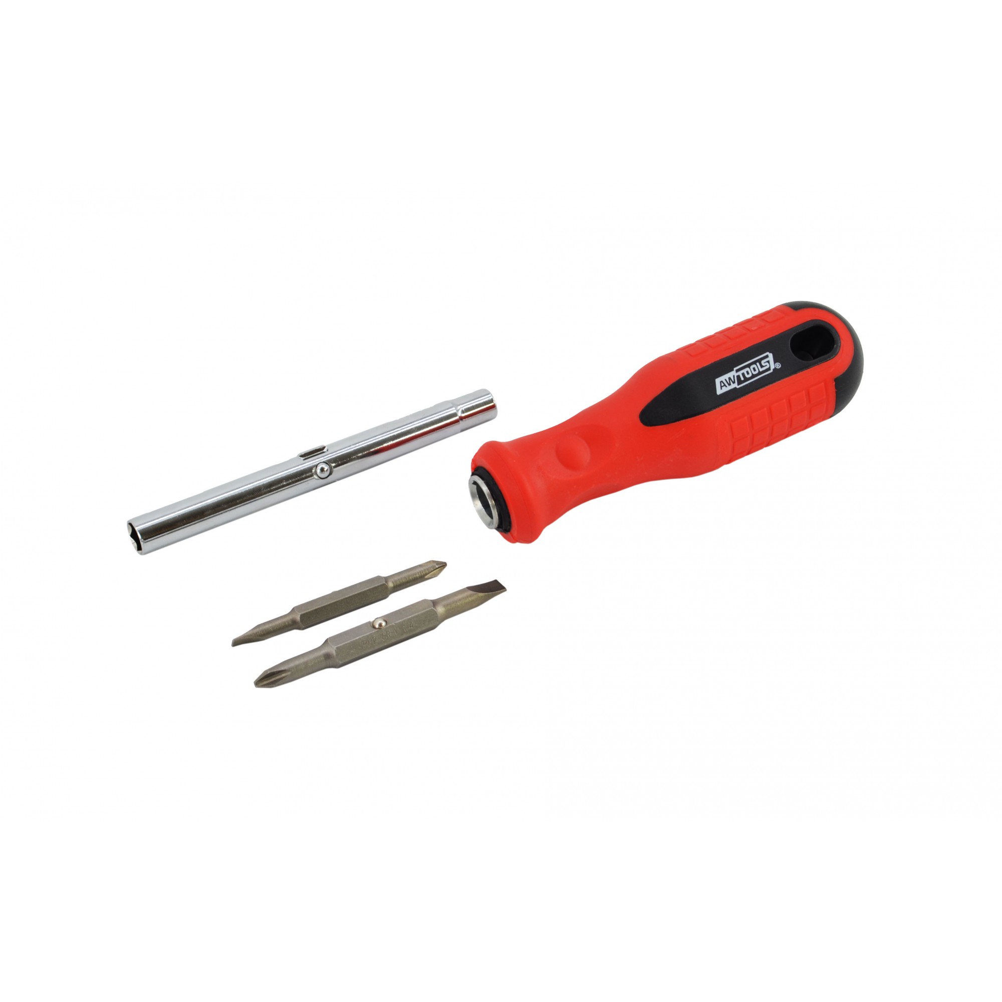 Skrutrekker AWTools AW36800; 2xSL; 2xPH; kryss, spor