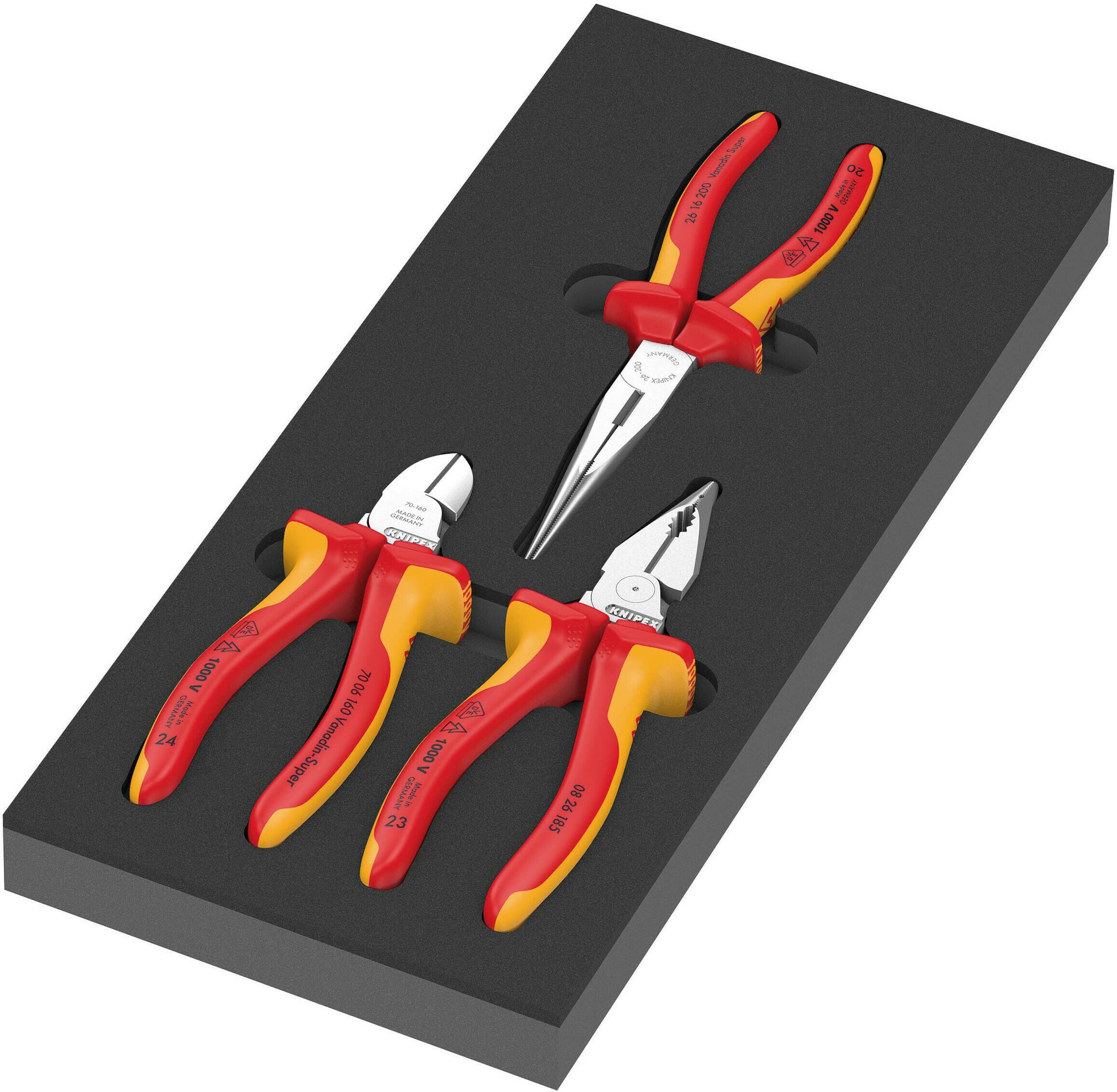 Tangsett Wera WE05150184001; Knipex; VDE; 3 stk