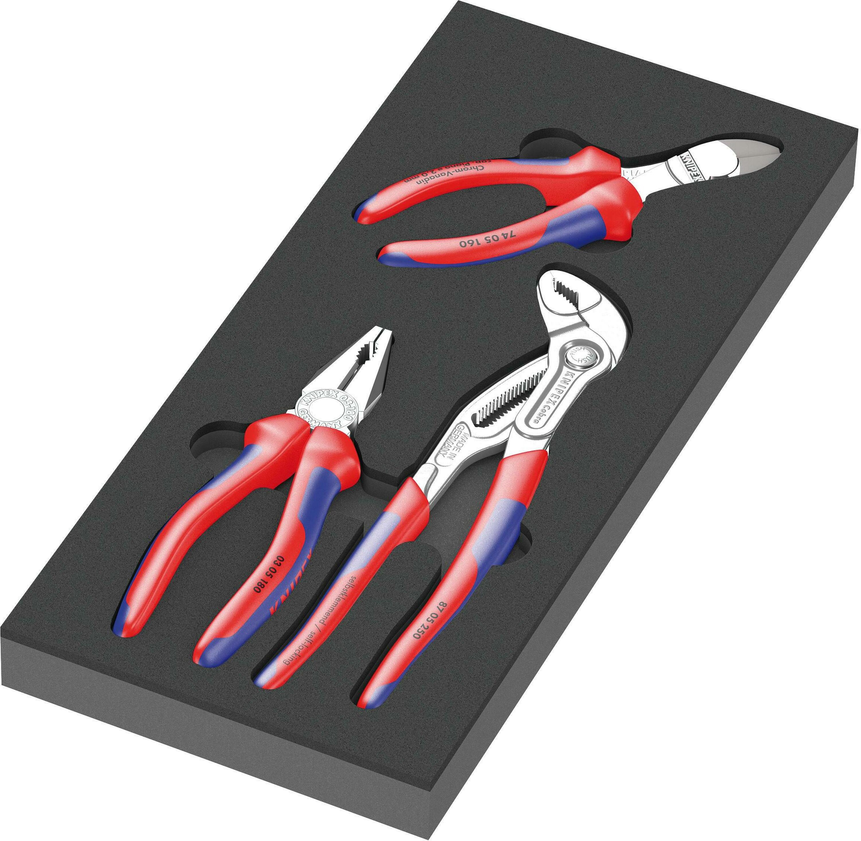 Tangsett Wera WE05150180001; Knipex; 3 stk