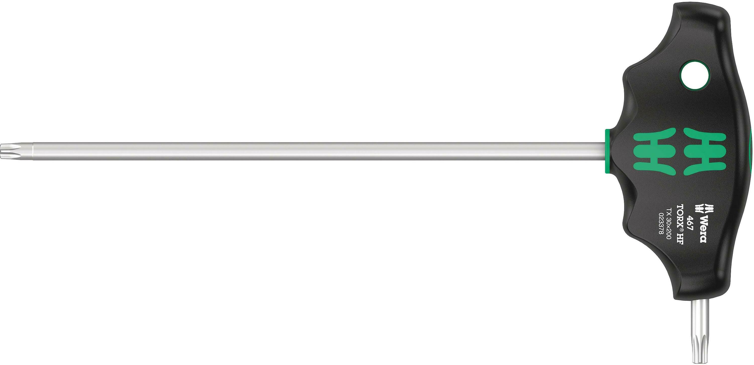 T-formet skrutrekker Wera WE05023378001; Torx 467; TX30x200 mm