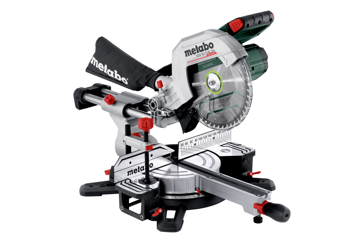 Kapp- og gjærsag Metabo KGS 18 LTX BL 254; 18 V; 254x30 mm (uten batteri og lader)