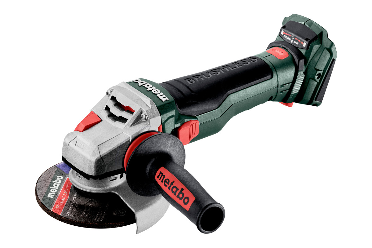 Batteridrevet vinkelsliper Metabo WB 18 LTX BL 15-125 Quick; 18 V; 125 mm (uten batteri og lader)