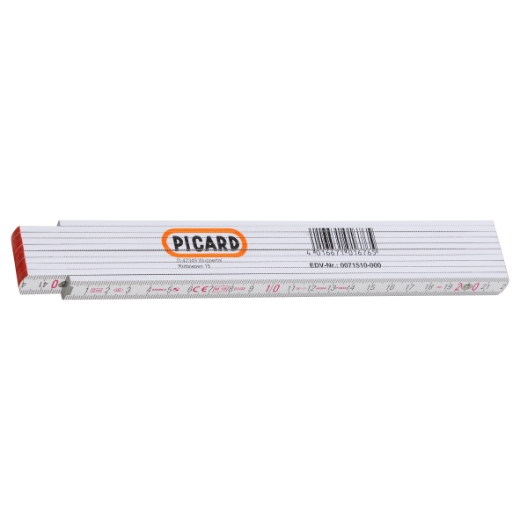 Tre sammenleggbar linjal Picard 0071510-000; 2000 mm