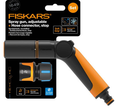 Vanningspistol Fiskars 1065493; STOP; 1/2''-5/8''
