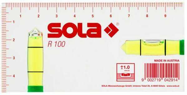 Vaterpass Sola R100; 100x50x15 mm