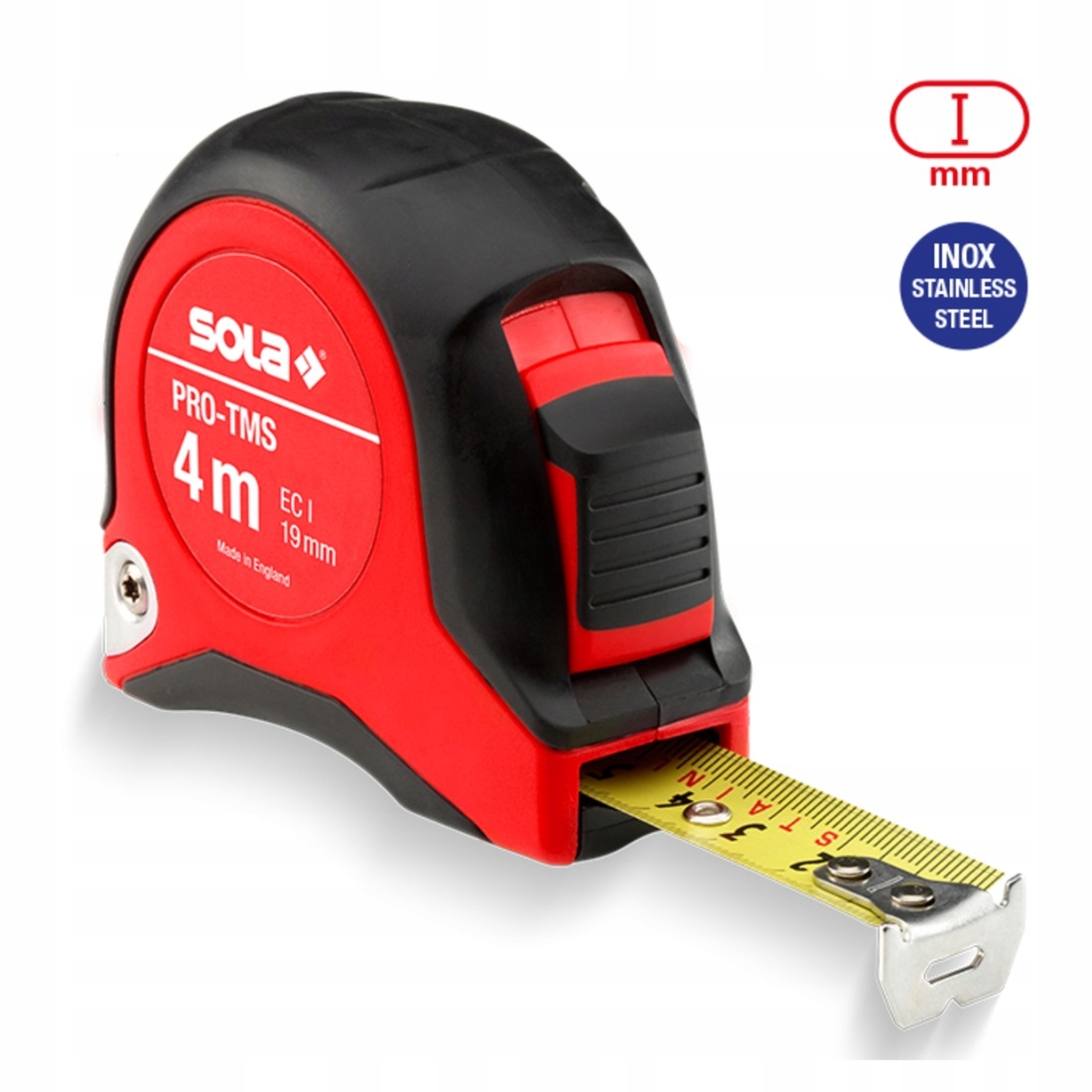 Målerulle Sola PRO-TMS4; 4 m