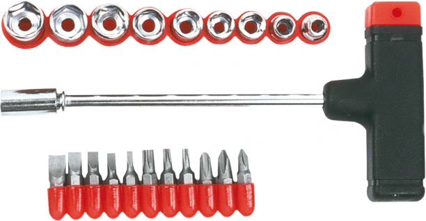 Skrutrekker Topex T*39D385 + skrutrekker bits