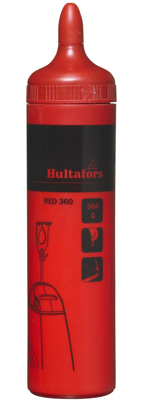 Merkekritt til påfyll av krittsnor / målebånd Hultafors 67680603;  rød