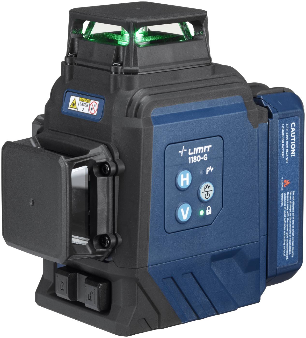 Krysslaser  Limit 1180-G; 1/4''; IP54;  grønn