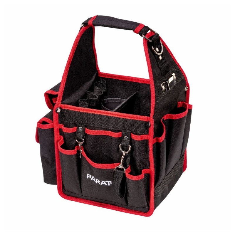 Verktøyveske Parat Basic Softbag S; 235x215x400 mm svart/rød
