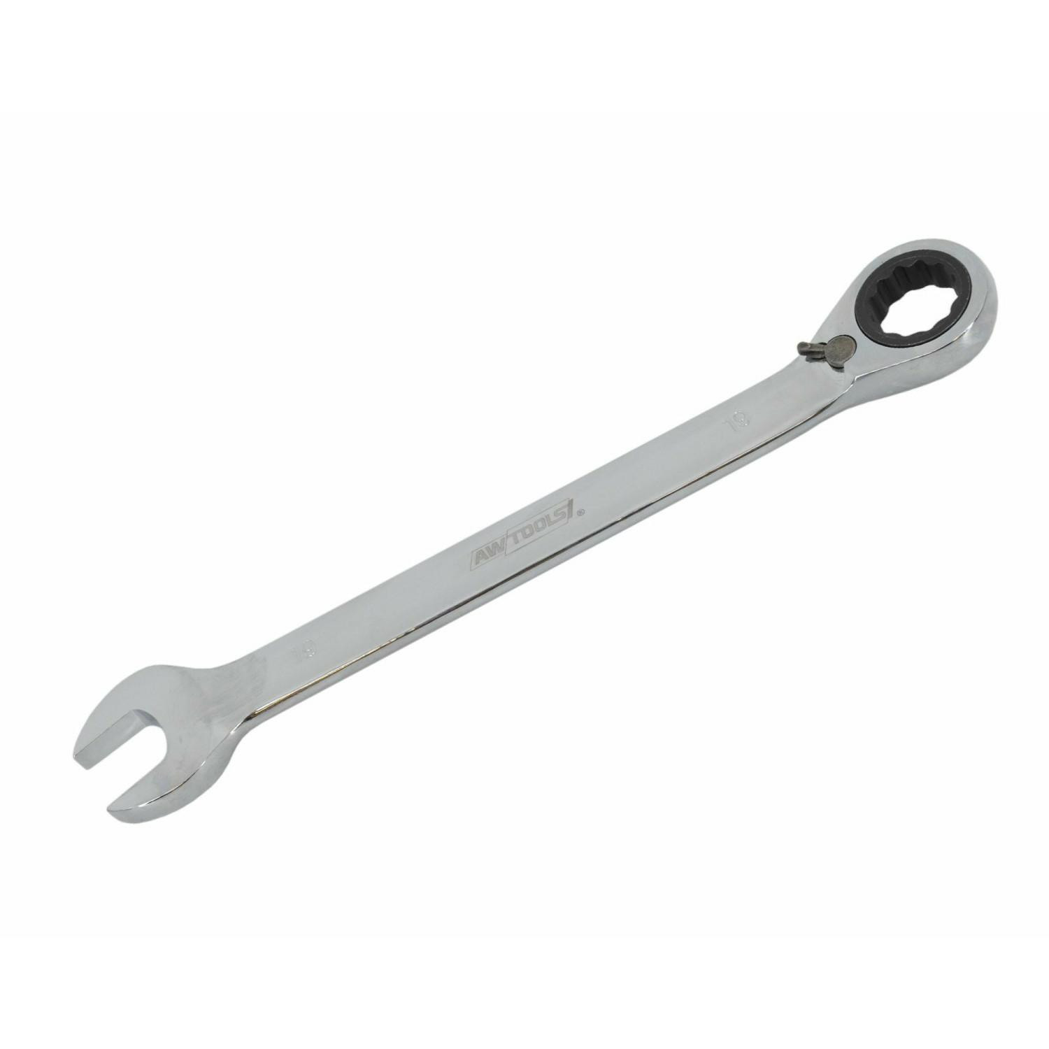 Fastnøkkel med skralle AWTools AW39984; 15 mm