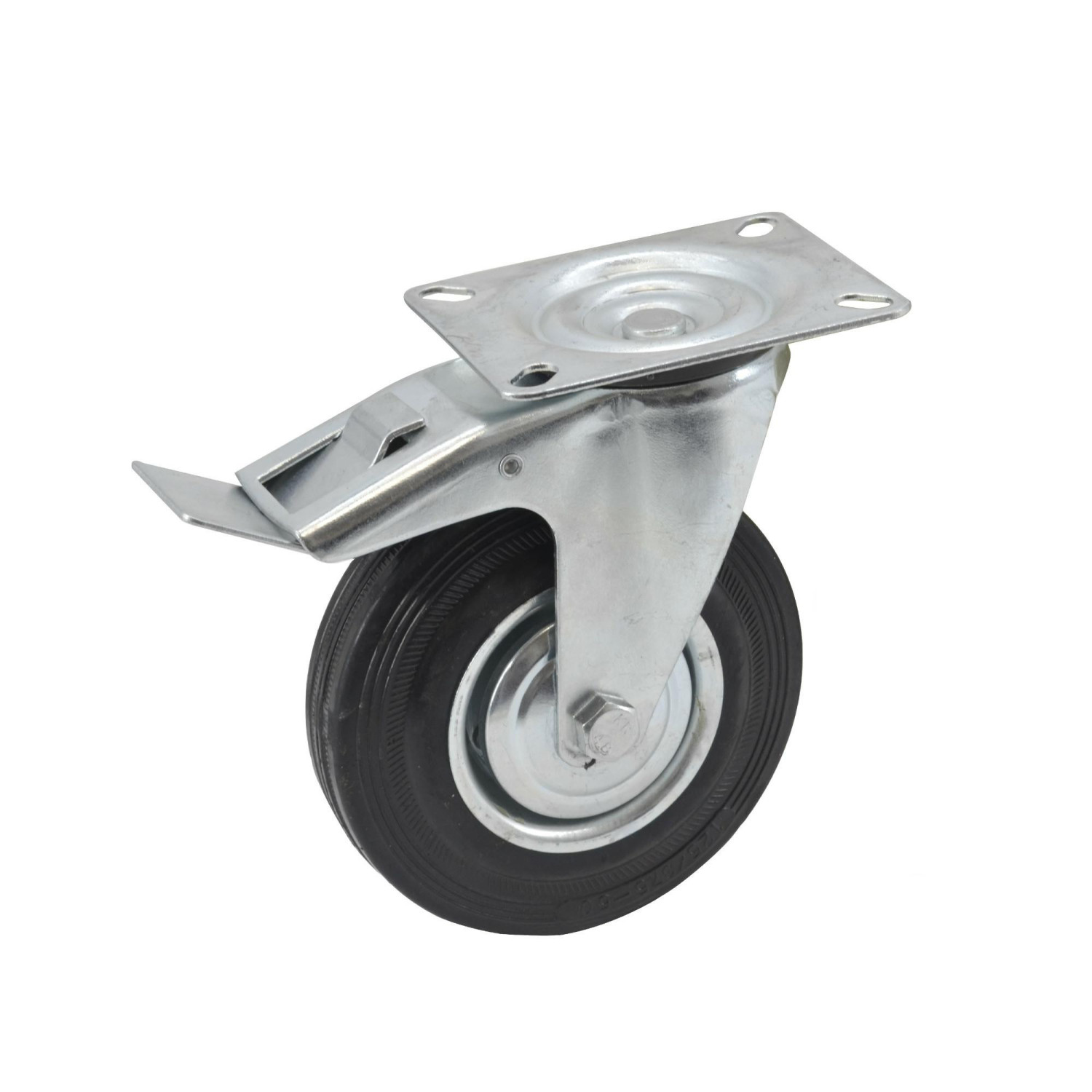 Reservehjul med brems AWTools AW23323; 125 mm
