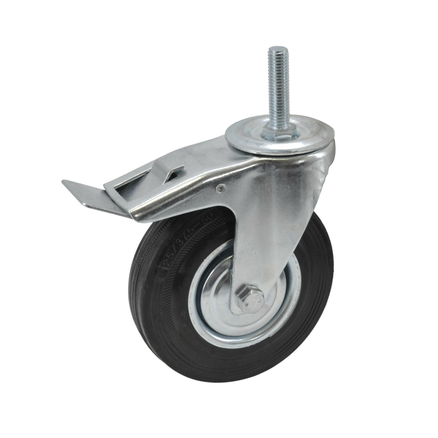 Reservehjul med brems AWTools AW23331; 75 mm