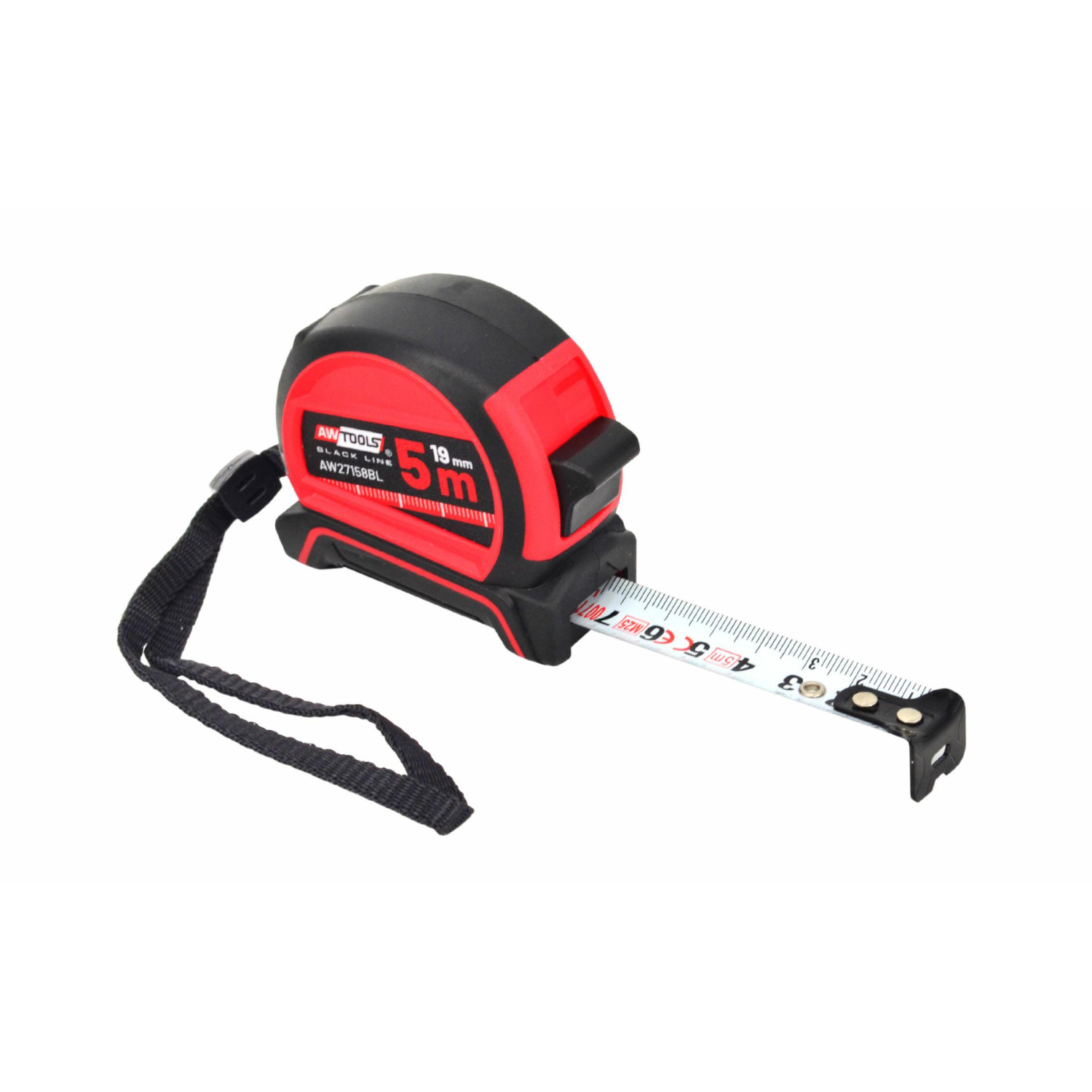 Målerulle AWTools AW27158BL; 5 m