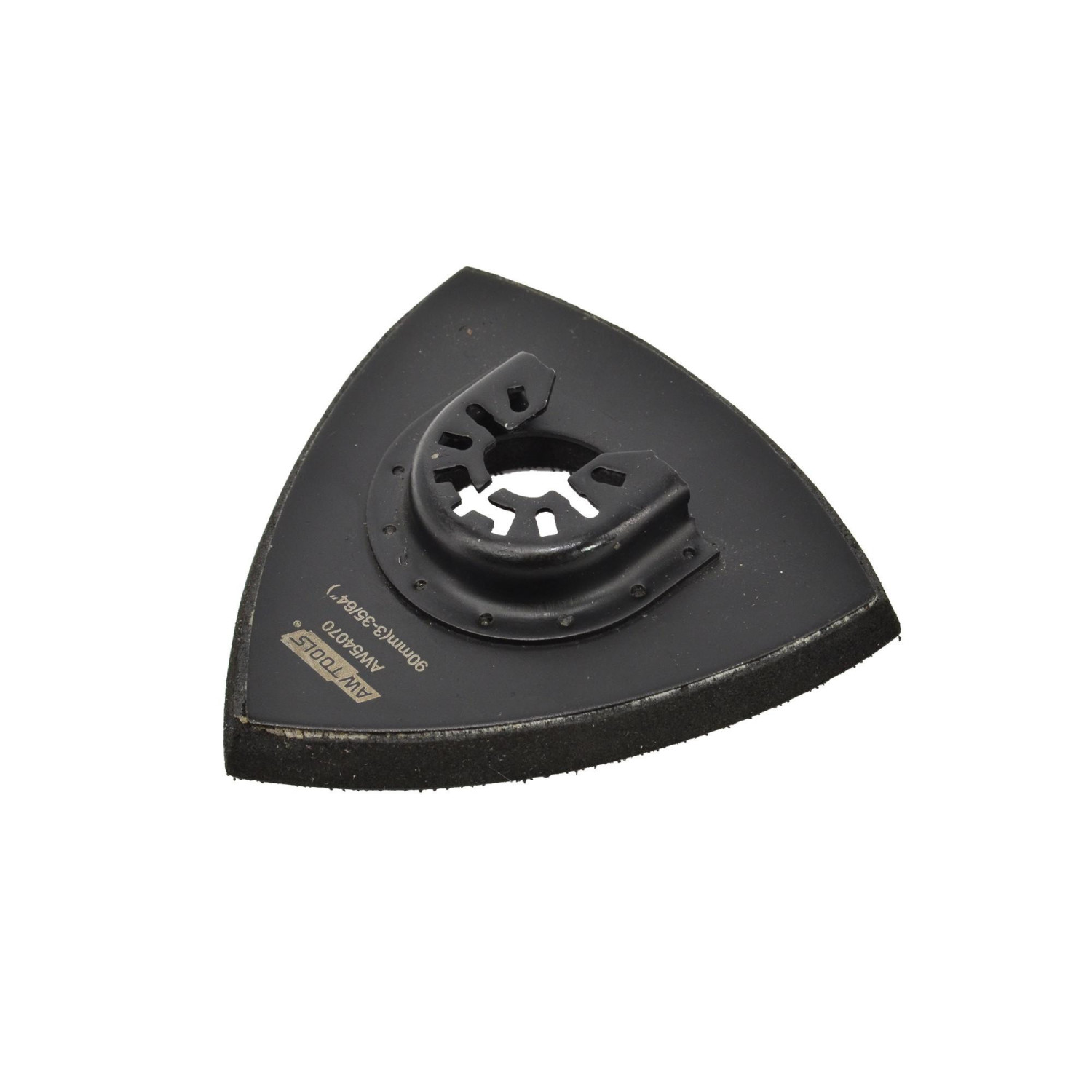 Trekantet sliperondell med selvklebende overflate AWTools AW54070; 90 mm