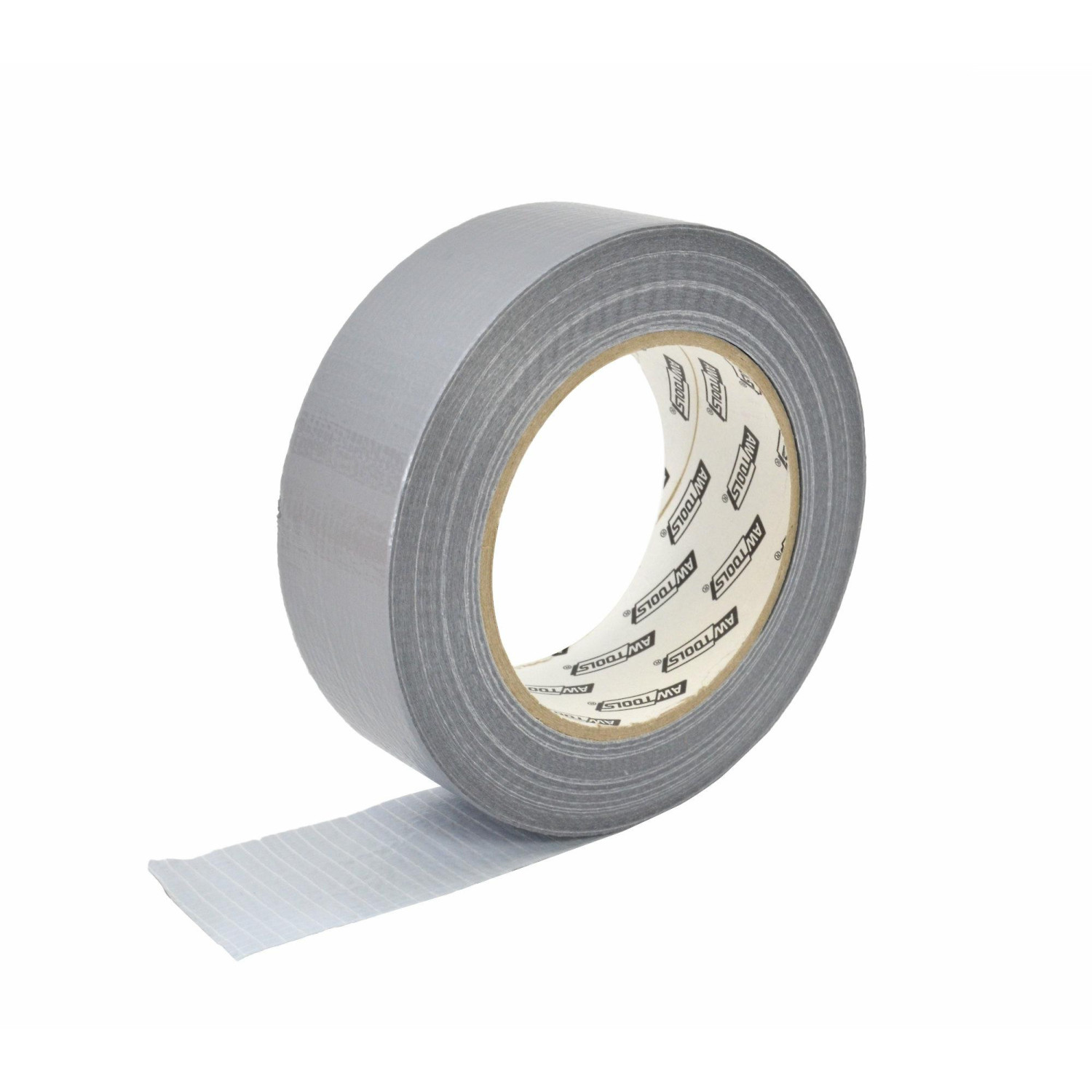 Klisterbånd AWTools AW26228; 48 mm; 10 m; sølv